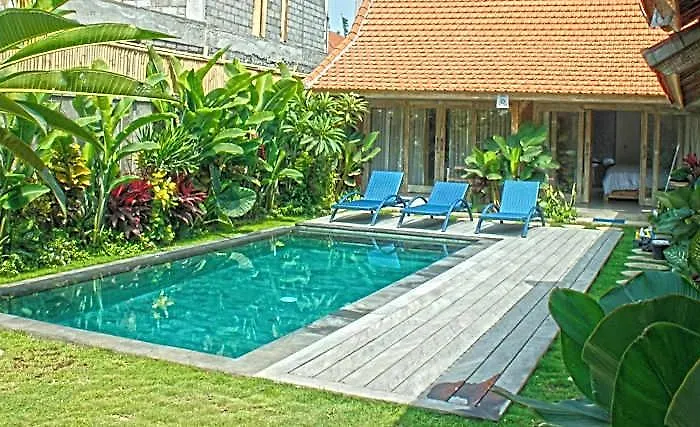 Peaceful Fancy Double Bed With Pool In Canggu Апартаменты *