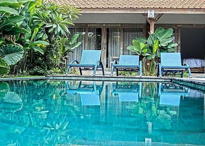 Apartment Peaceful Fancy Double Bed With Pool In Canggu
