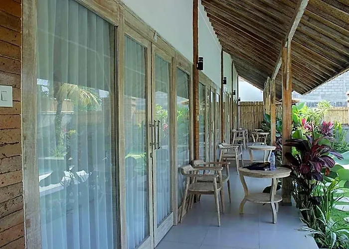 Peaceful Fancy Double Bed With Pool In Canggu Апартаменты